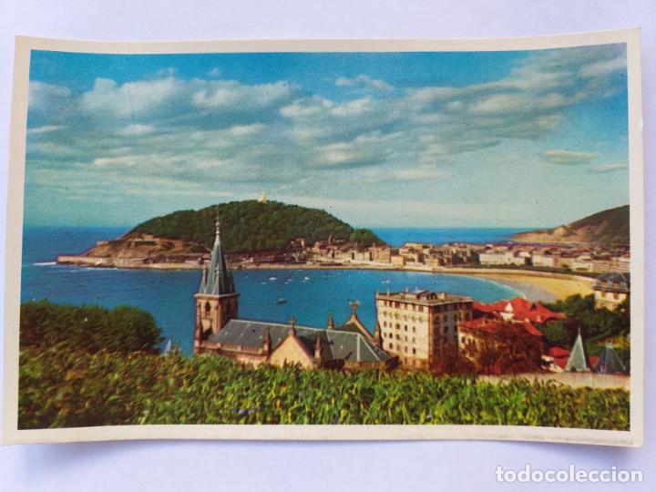 Postales: POSTAL DE SAN SEBASTIAN. Guip&uacute;zcoa. N&ordm; 19 VISTA PARCIAL DESDE ALDAPETA. Ed. ESPERON