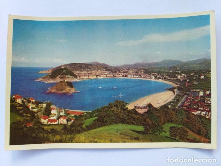 Postales: SAN SEBASTIAN (Guipuzcoa) N&ordm; 13 VISTA DESDE MONTE IGUELDO -Ed. ESPERON- NO Circulada- P. Vasco 1960