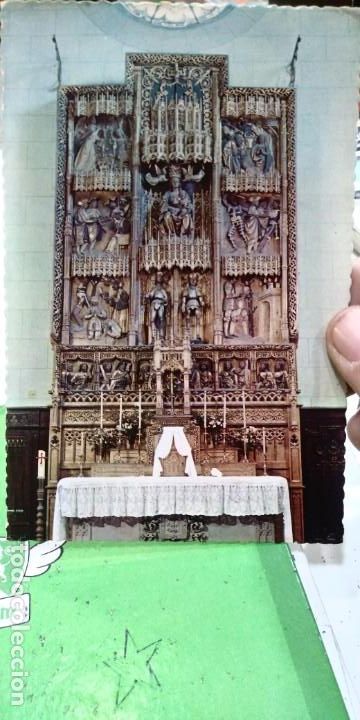 Postales: Postal Vizcaya en la Cornisa Cant&aacute;brica Retablo de Goicolegea Vizcaya TARJE FHER 1963