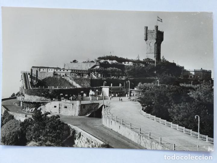 Postales: POSTAL DE SAN SEBASTIAN. N&ordm; 507. VISTA A&Eacute;REA DEL MONTE IGUELDO.