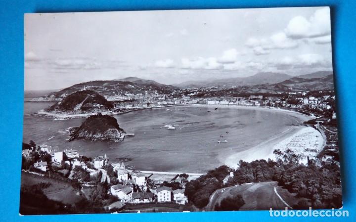 Postales: POSTAL DE SAN SEBASTIAN: VISTA GENERAL DESDE IGUELDO