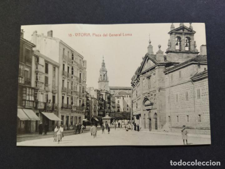 Postales: VITORIA-GASTEIZ-PLAZA DEL GENERAL LOMA-18-THOMAS-POSTAL ANTIGUA-(65.769)