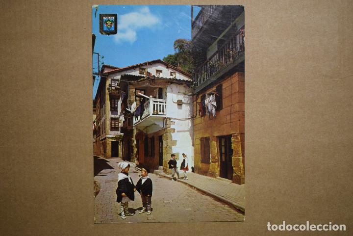 Postais: Pasajes. Calle t&iacute;pica. Ed. Dominguez n&ordm; 38 Circulada 1970