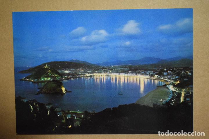 Postais: San Sebastian. Vista general nocturna. n&ordm; 87 Nueva