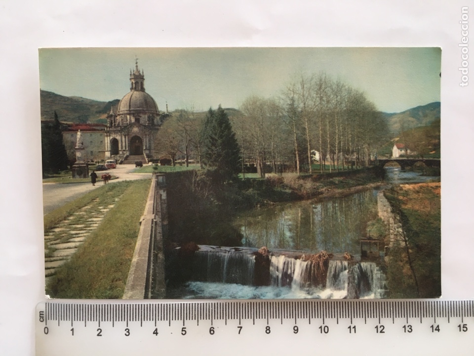 Cartes Postales: POSTAL. SANTUARIO DE LOYOLA. R&Iacute;O URALA Y SANTUARIO. MANIPEL. A&Ntilde;O 1960.