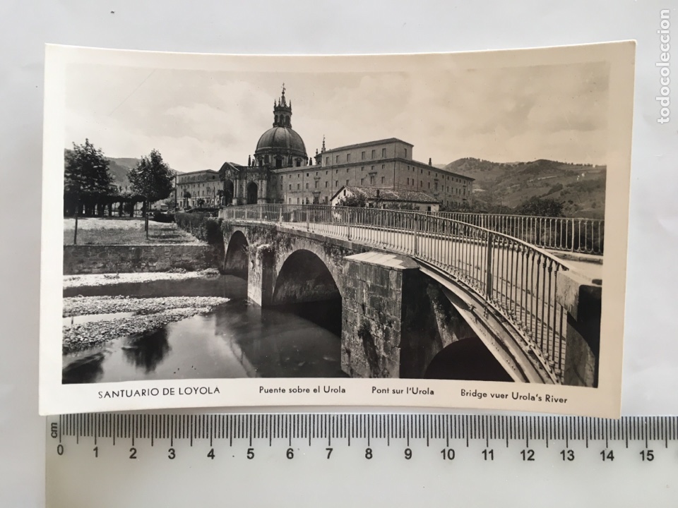 Cartes Postales: POSTAL. SANTUARIO DE LOYOLA. PUENTE SOBRE EL UROLA. MANIPEL. H. 1958?.