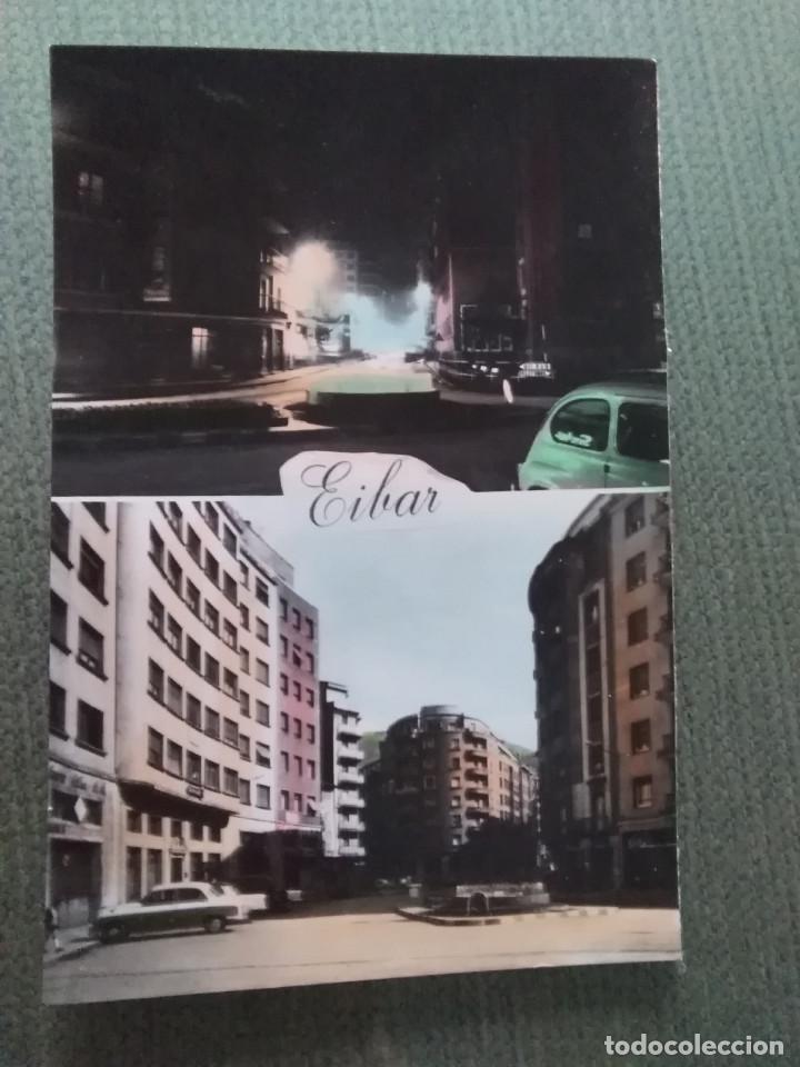 Postales: POSTAL EIBAR - CALLE DOS DE MAYO - AVENIDA DEL GENERALISIMO - Foto 1