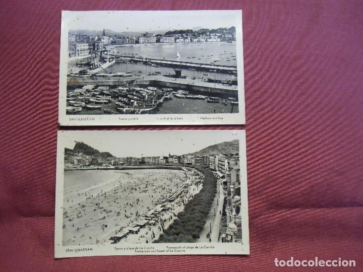 Cartes Postales: SAN SEBASTIAN. POSTALES ED.MANIPEL RTRO,BRILLO,S/C.