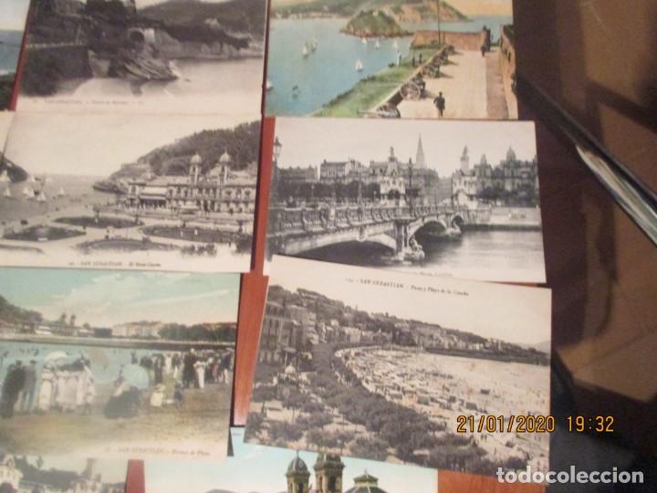 Postales: SAN SEBASTIAN -LOTE DE 14 POSTALES ANTIGUAS SIN ESCRIBIR Y NUEVAS - Foto 1 - 191629150