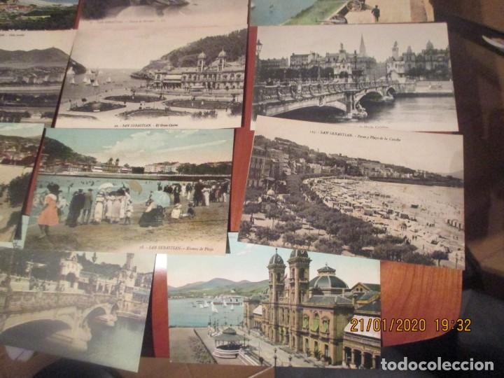 Postales: SAN SEBASTIAN -LOTE DE 14 POSTALES ANTIGUAS SIN ESCRIBIR Y NUEVAS - Foto 2 - 191629150