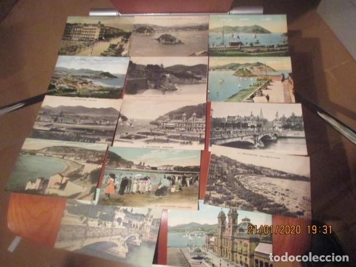 Postales: SAN SEBASTIAN -LOTE DE 14 POSTALES ANTIGUAS SIN ESCRIBIR Y NUEVAS - Foto 4 - 191629150