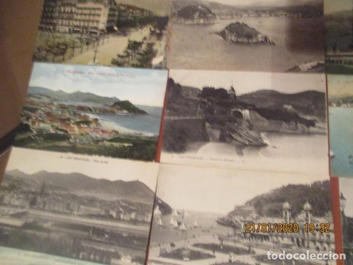 Postales: SAN SEBASTIAN -LOTE DE 14 POSTALES ANTIGUAS SIN ESCRIBIR Y NUEVAS - Foto 5 - 191629150