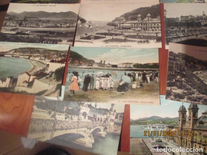 Postales: SAN SEBASTIAN -LOTE DE 14 POSTALES ANTIGUAS SIN ESCRIBIR Y NUEVAS - Foto 6 - 191629150