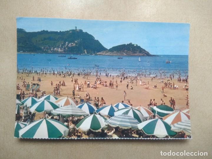 Postais: Postal san sebastian, la playa