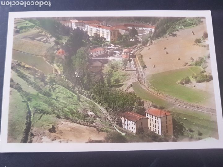 Postcards: POSTAL FOTOGRAFICA CESTONA. GUIPUZCOA. BALNEARIO Y ESTACION FERROCARRIL. ED ARRIBAS