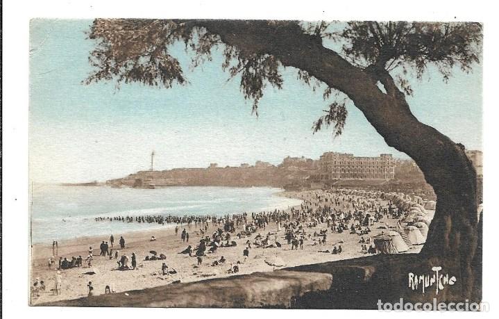 A100- POSTAL, -BIARRITZ, LA PLAYA - NUEVA