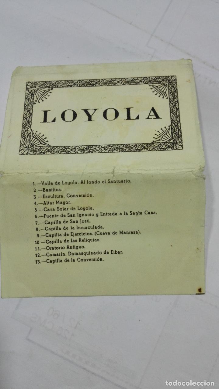 Postcards: ALBUM LOYOLA, 13 VISTAS, MEDIDAS 9,5 X 6,5 CM
