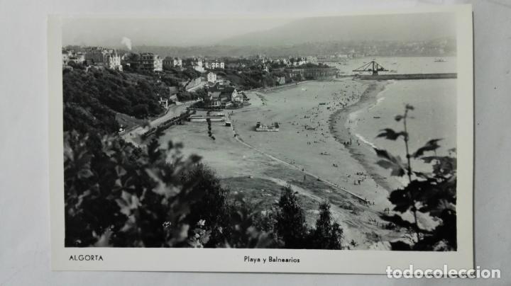 Postales: POSTAL ALGORTA, PLAYA Y BALNEARIOS - Foto 1