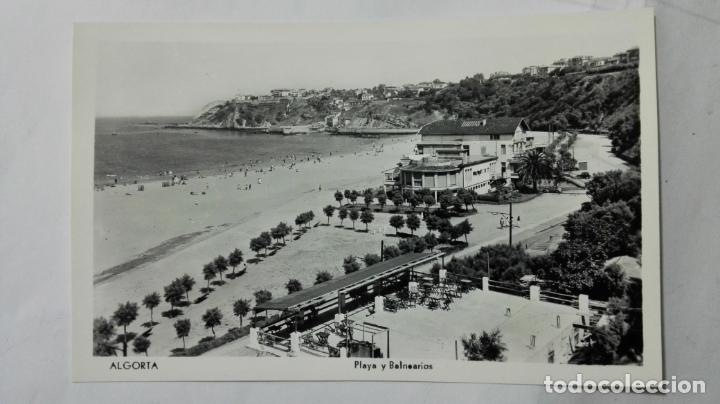 Postales: POSTAL ALGORTA, PLAYA Y BALNEARIOS - Foto 1