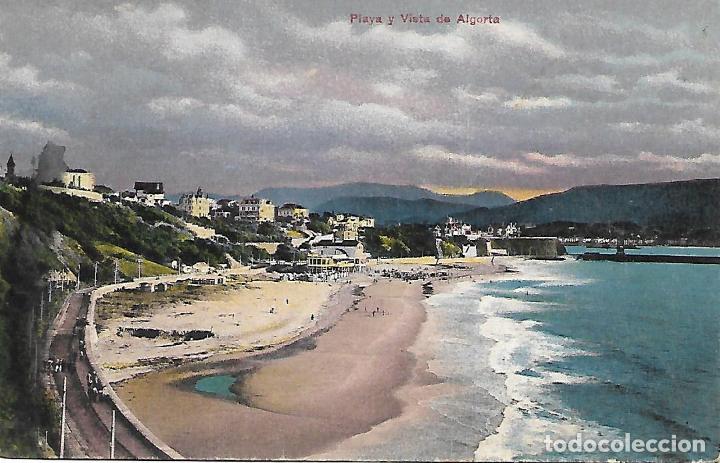 Postales: PLAYA Y VISTA DE ALGORTA - Foto 1
