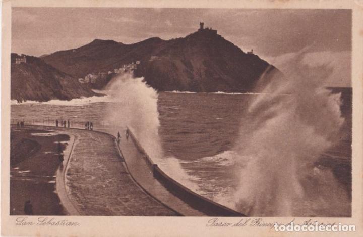 Postkarten: SAN SEBASTIAN, PASEO DEL PRINCIPE DE ASTURIAS - F.EDITOR G.GALARZA - S/C