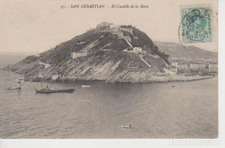 Postales: SAN SEBASTIAN. EL CASTILLO DE LA MOTA - Foto 1