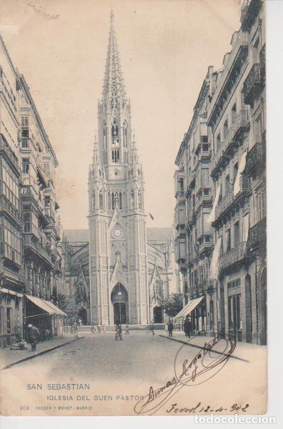 Cartoline: SAN SEBASTIAN. IGLESIA DEL BUEN PASTOR ...  HAUSER SIN DIVIDIR 909