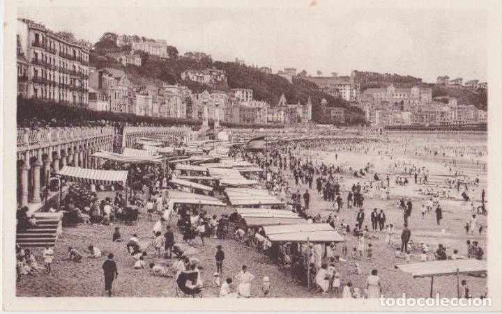 Postcards: SAN SEBASTIAN, PLAYA DE LA CONCHA - FOTO GALARZA N&ordm; 213 - S/C