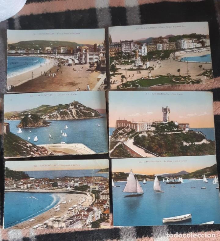Postcards: POSTALES ANTIGUAS DE SAN SEBASTIAN LOTE 6 POSTALES FOTO EDITOR GREGORIO G. GALARZA