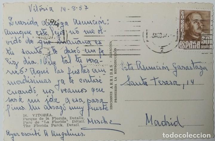 Postales: VITORIA- PARQUE DE LA FLORIDA - Foto 2