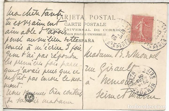 Postales: GUIPUZCOA AZPEITIA ESCRITA - Foto 2