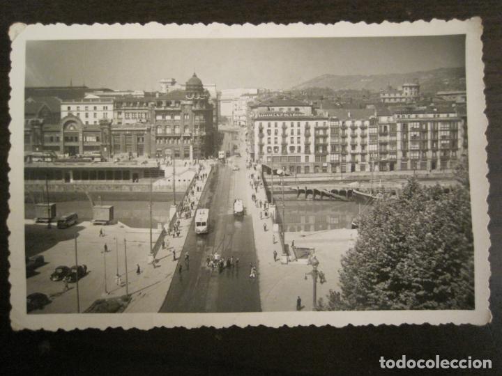 Postales: BILBAO-PUENTE DE LA VICTORIA Y CALLE DE NAVARRA-ED&middot;DARVI-2-POSTAL ANTIGUA-(68.095)