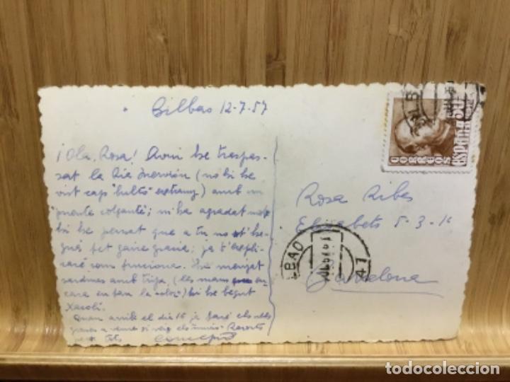 Postales: Postal del castillo de butron.1957. - Foto 2