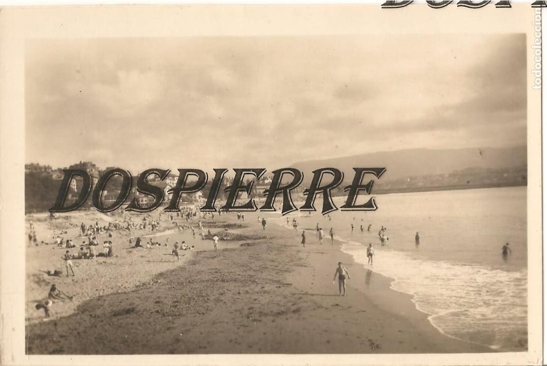 Cartoline: POSTAL, ALGORTA-VIZCAYA, PLAYA DE EREAGA, ED. GARRABELLA, ESCRITA