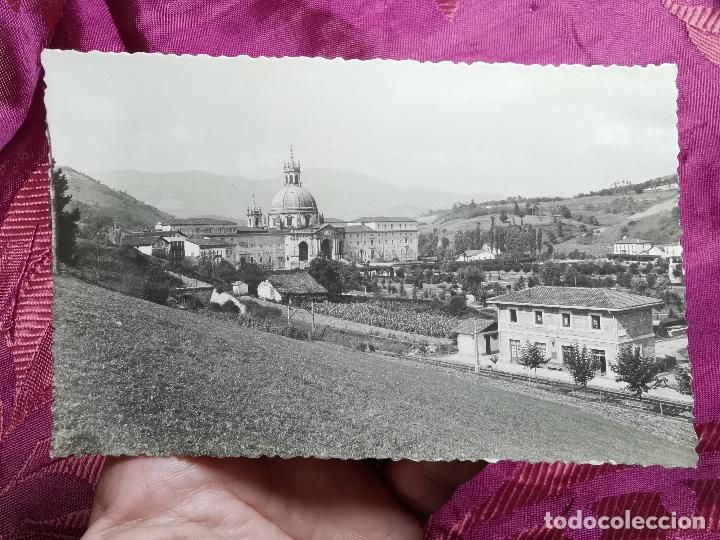 Cartoline: POSTAL FOTOG. SANTUARIO DE LOYOLA.- VISTA PARCIAL Y ESTACION. MANIPEL RTO. N&ordm; 142205