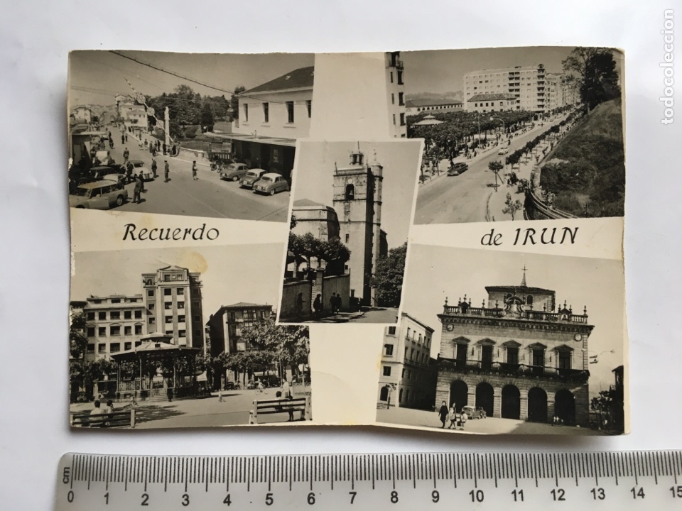 Cartoline: POSTAL. RECUERDO DE IR&Uacute;N. ASPECTOS VARIOS. FOTO GALARZA.