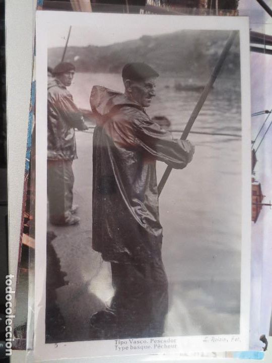 Postales: pescador. tipo vasco - Foto 1