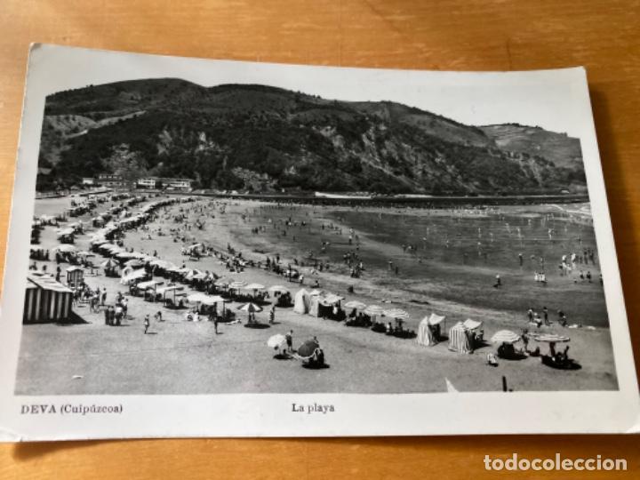 Postales: ANTIGUA POSTAL DEVA GUIP&Uacute;ZCOA LA PLAYA - Foto 1