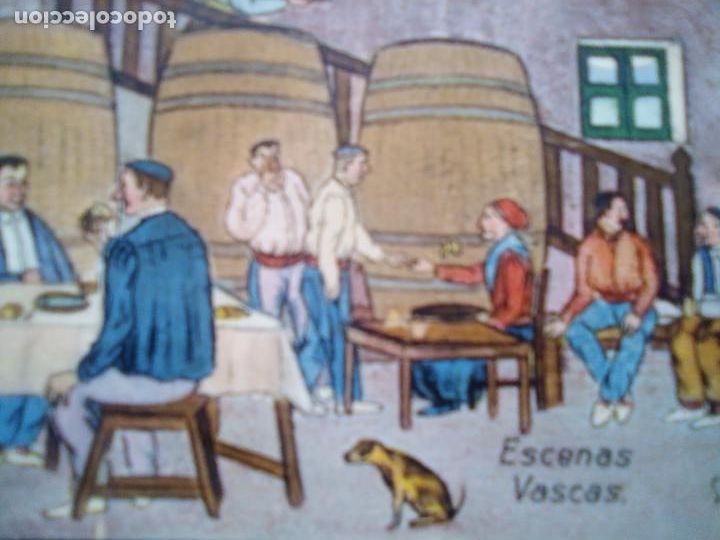 Postales: ESCENAS VASCAS, TEMA VASCO DEL PINTOR L.BOADA RELIN - Foto 2