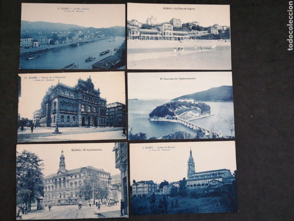 Postales: BILBAO, LOTE DE 6 POSTALES - Foto 1