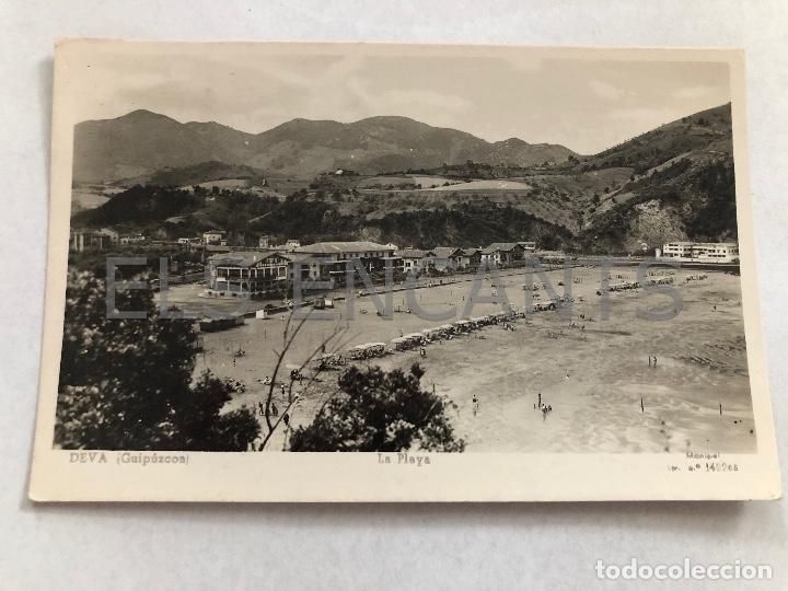 Postales: POSTAL DEVA GUIPUZCOA LA PLAYA - Foto 1