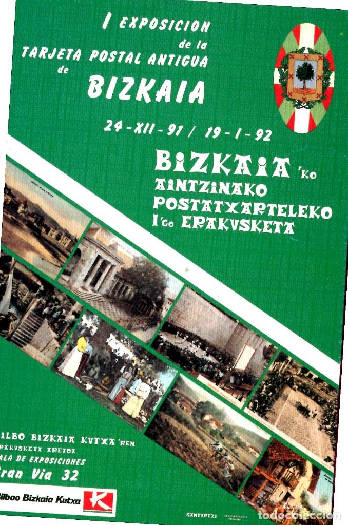 Postkarten: TARJETA POSTAL DE LA 1 EXPOSICION DE LA TARJETA POSTAL ANTIGUA DE BIZKAIA A&Ntilde;O 1992