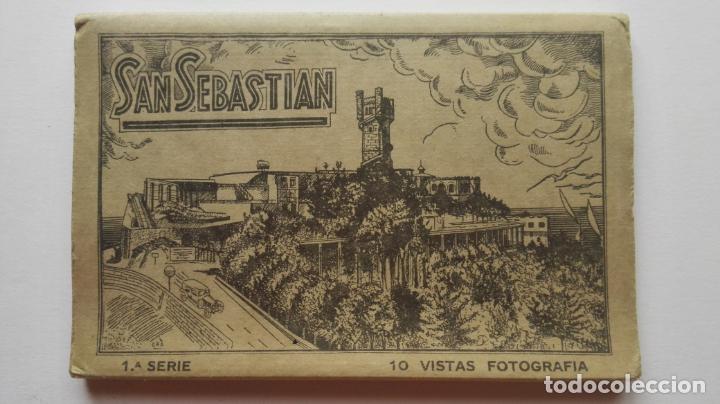 Postkarten: BLOQUE 10 POSTALES, SAN SEBASTIAN, 1&ordf; SERIE