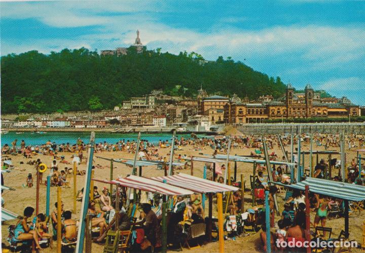 Postkarten: SAN SEBASTIAN, PLAYA DE LA CONCHA - FOTO COLOR GALARZA N&ordm; 129 - S/C