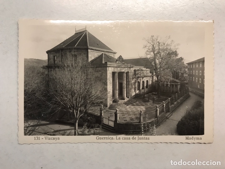 Postais: VIZCAYA. Postal No.131, Guernica. La Casa de Juntas. Edita: Madyma.. (h.1950?) S/C