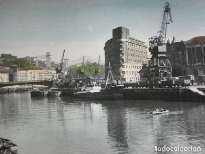 Postkarten: BILBAO-RIA Y PUENTE DEL GENERAL MOLA-ED&middot;GARCIA GARRABELLA-62-POSTAL ANTIGUA-(69.401)