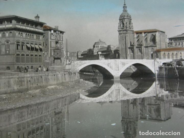 Postkarten: BILBAO-PUENTE E IGLESIA DE SAN ANTON-ED&middot;GARCIA GARRABELLA-23-POSTAL ANTIGUA-(69.404)