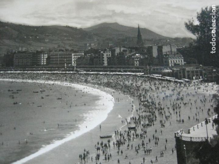 Postkarten: SAN SEBASTIAN-PLAYA DESDE MIRACONCHA-FOTO GALARZA-13-POSTAL ANTIGUA-(69.412)