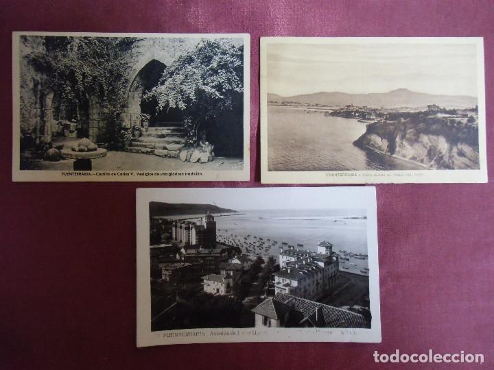 Postais: FUENTERRABIA(GUIPUZCOA)POSTALES A&Ntilde;OS 40-50.UNA CIRCULADA,VER FOTOS ANEXAS.