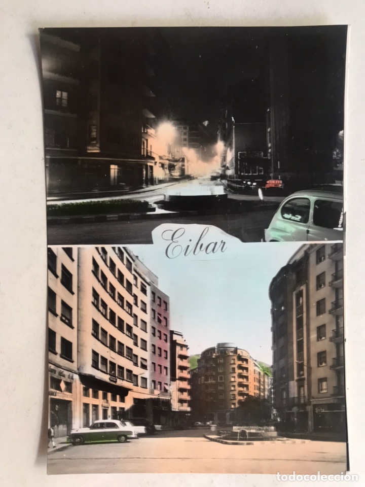 Postais: &Eacute;IBAR (Guip&uacute;zcoa) Postal Coloreada No.24, Calle Dos de Mayo y Avda., del Generalisimo